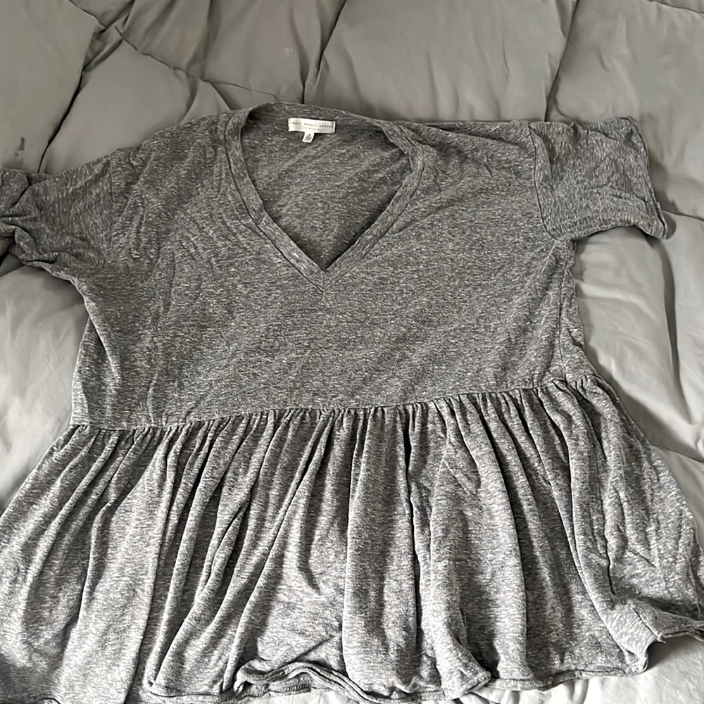 Truly madly deeply peplum T-shirt